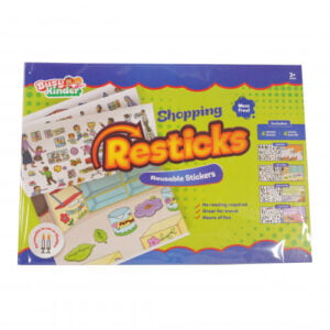 Busy Kinder Reusable Stickers - Shopping