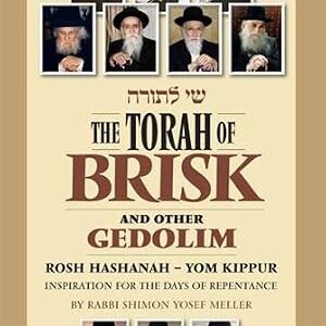 The Torah of Brisk:- Rosh Hashanah-Yom Kippur