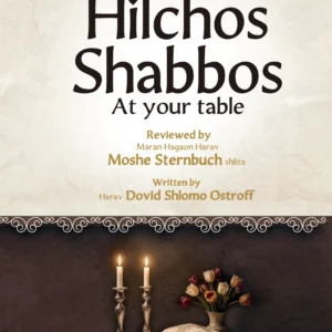Hilchos Shabbos at Your Table