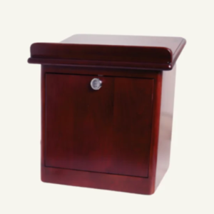 Combination Closed Box Wood Shtender